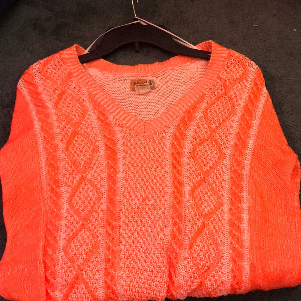 Thick Orange Sweater